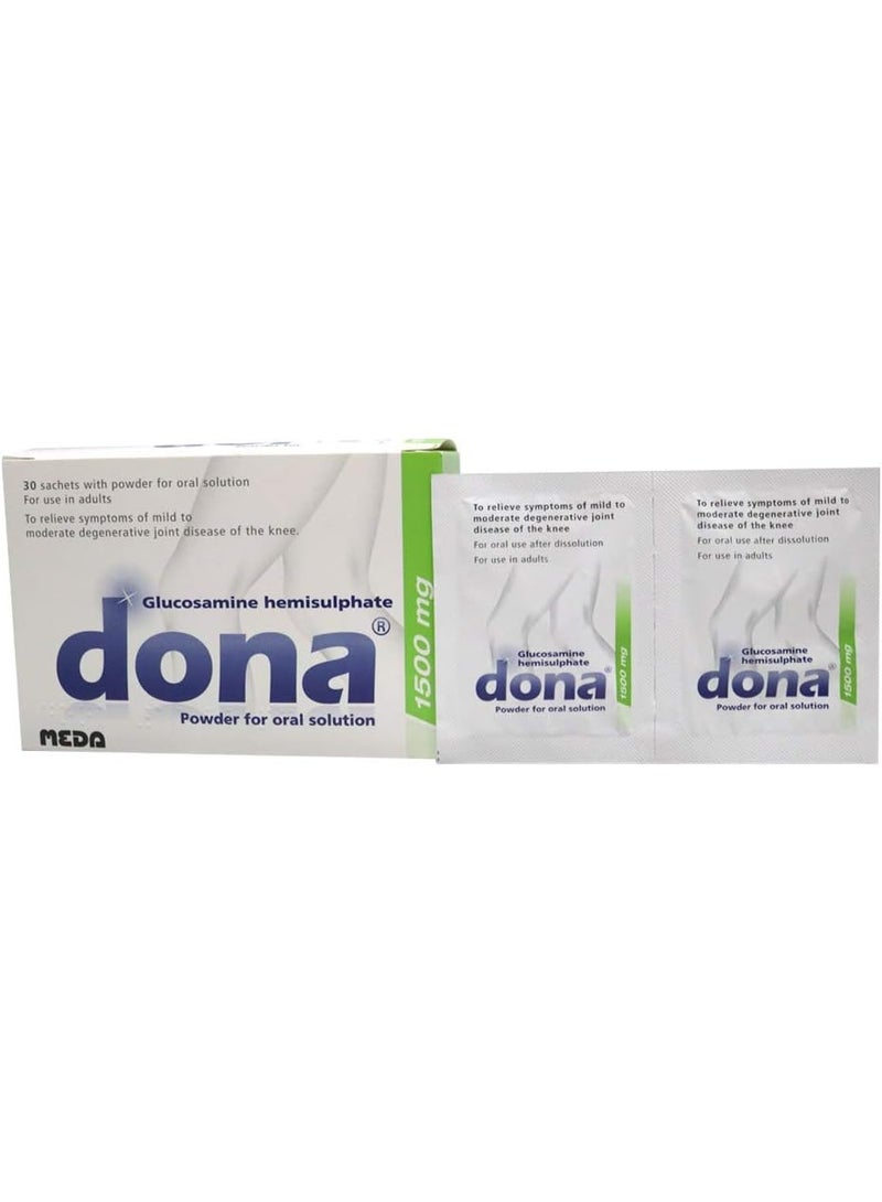 Dona Glucosamine 30 Sachets with Powder for Oral Solution