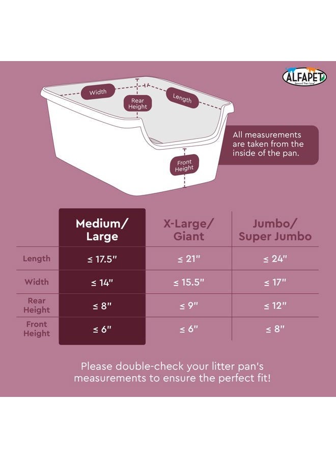 Alfapet Cat Litter box liner Disposable, Elastic Liners- 24-count-For Medium and Large, Size Litter Pans- With Sta-Put Technology for Firm, Easy Fit- Quick + Clever Waste Cleaners - Image 5