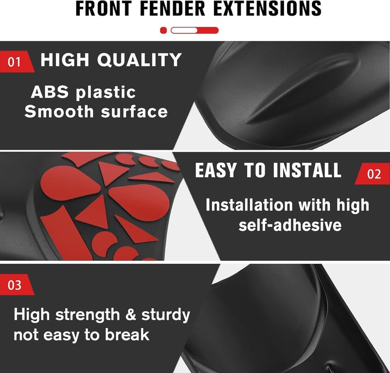 CHIFUN Front Fender Mudguard Extender for Honda RebeL 1100 - Image 2