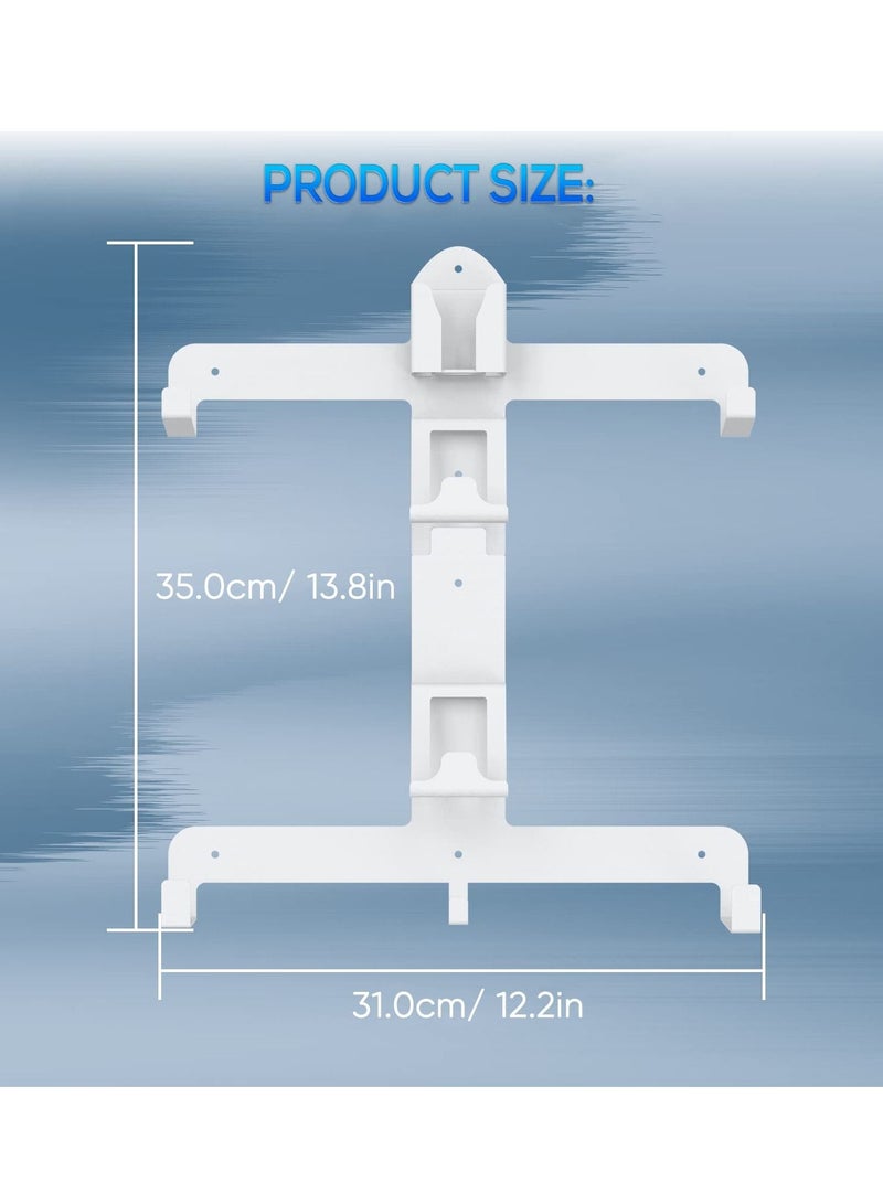 Wall Mount Storage Stand for PS VR2 Gaming Headset VR2 All-in-One Steel Wall Shelf Holder Hanger Hook for PS5 Controller and Headset Accessories Saving Space for PSVR2 Accessories - Image 5