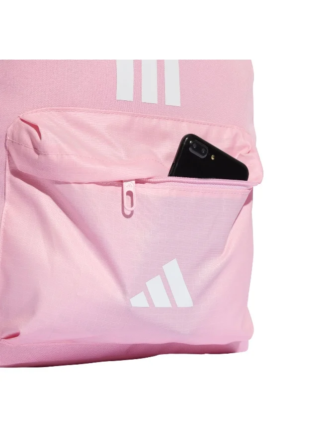 Adidas TRUPNK/WHITE Classic Three Stripes Backpack Back To School  | Best Price UAE