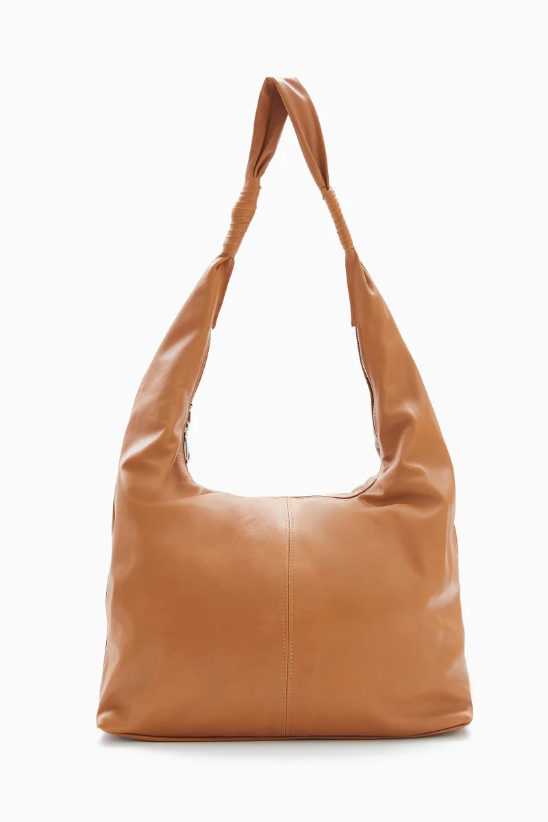 Wecre8 Warm Caramel Slouchy Hobo Bag by WECRE8