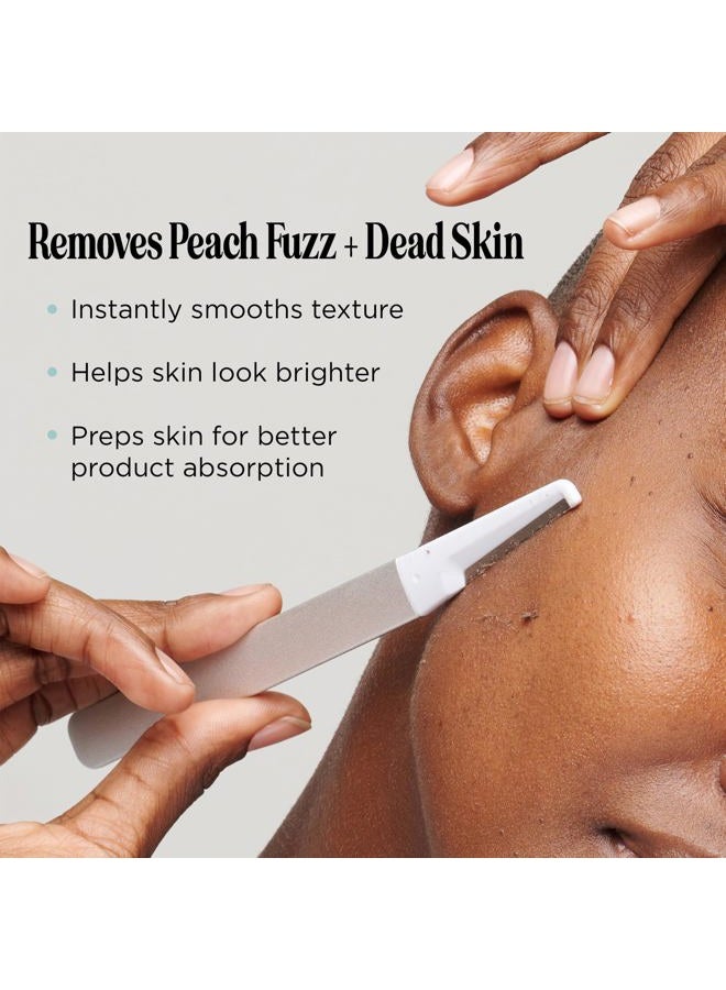 StackedSkincare Dermaplaning Kit for Face Exfoliation, Includes 3 Replaceable Blades & 3 Precision Blades, 7 Count - Image 5