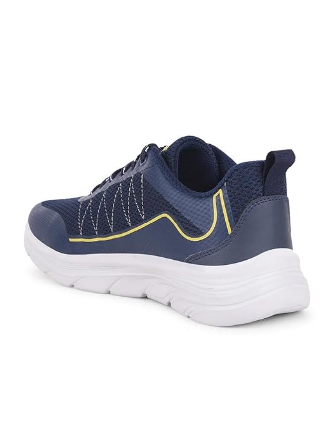 Liberty LEAP7X ZIGGY-1E Sports Shoes for Men with Mesh Upper | EVA Sole Lacing Running Shoes | Memory Foam Insole | Walking, Gym, Outdoor Wear | Quick-Wear Elastic Laces | Comfortable Footbed - Image 2