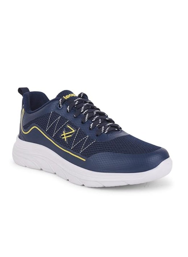 Liberty LEAP7X ZIGGY-1E Sports Shoes for Men with Mesh Upper | EVA Sole Lacing Running Shoes | Memory Foam Insole | Walking, Gym, Outdoor Wear | Quick-Wear Elastic Laces | Comfortable Footbed - Image 1