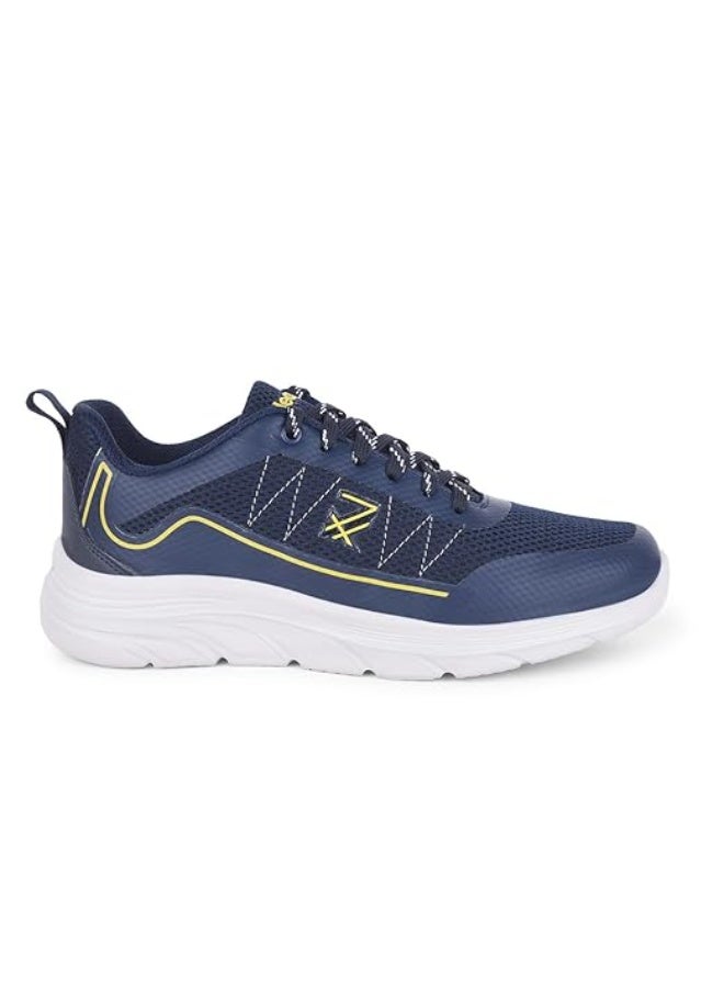 Liberty LEAP7X ZIGGY-1E Sports Shoes for Men with Mesh Upper | EVA Sole Lacing Running Shoes | Memory Foam Insole | Walking, Gym, Outdoor Wear | Quick-Wear Elastic Laces | Comfortable Footbed - Image 4