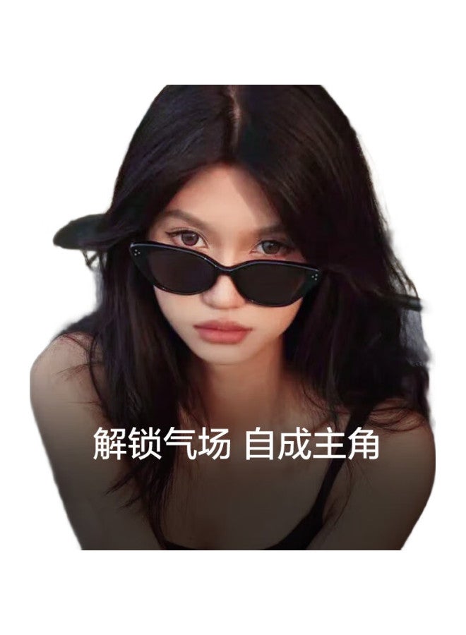 LOHO (Loho Jiaer Same Style] Cat Eye Sunglasses Women Sunscreen Gm Sunglasses Men High-End Sense New Anti-Uv - Image 2