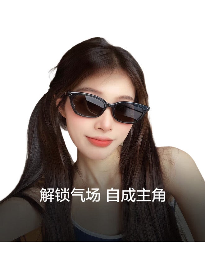 LOHO (Loho Jiaer Same Style] Cat Eye Sunglasses Women Sunscreen Gm Sunglasses Men High-End Sense New Anti-Uv - Image 1