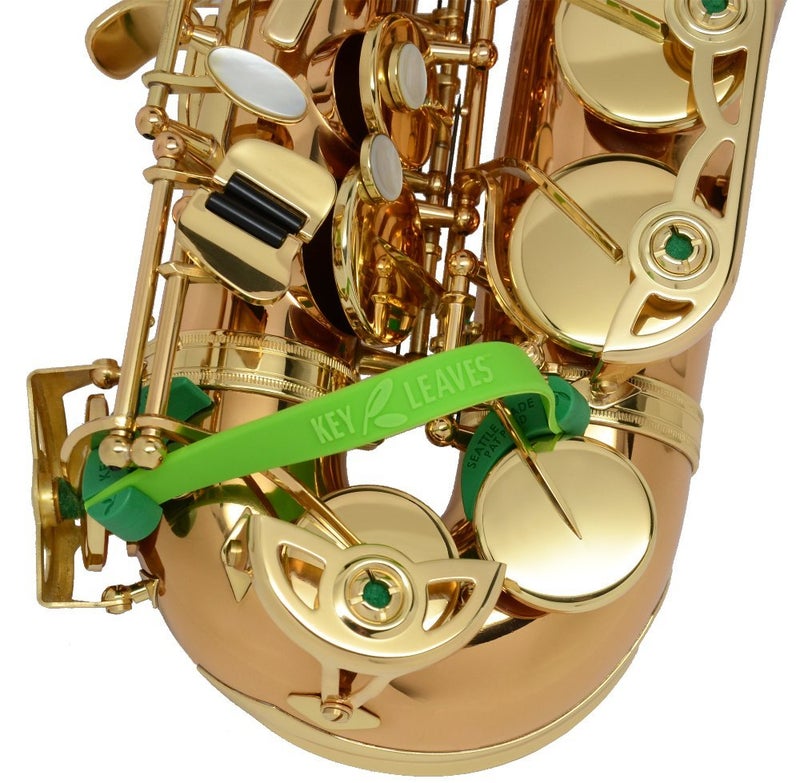 Key Leaves Saxophone Key Props, Silicone Sax Pad Saver for Alto, Tenor, Bari, and Bass Saxophone - Image 1
