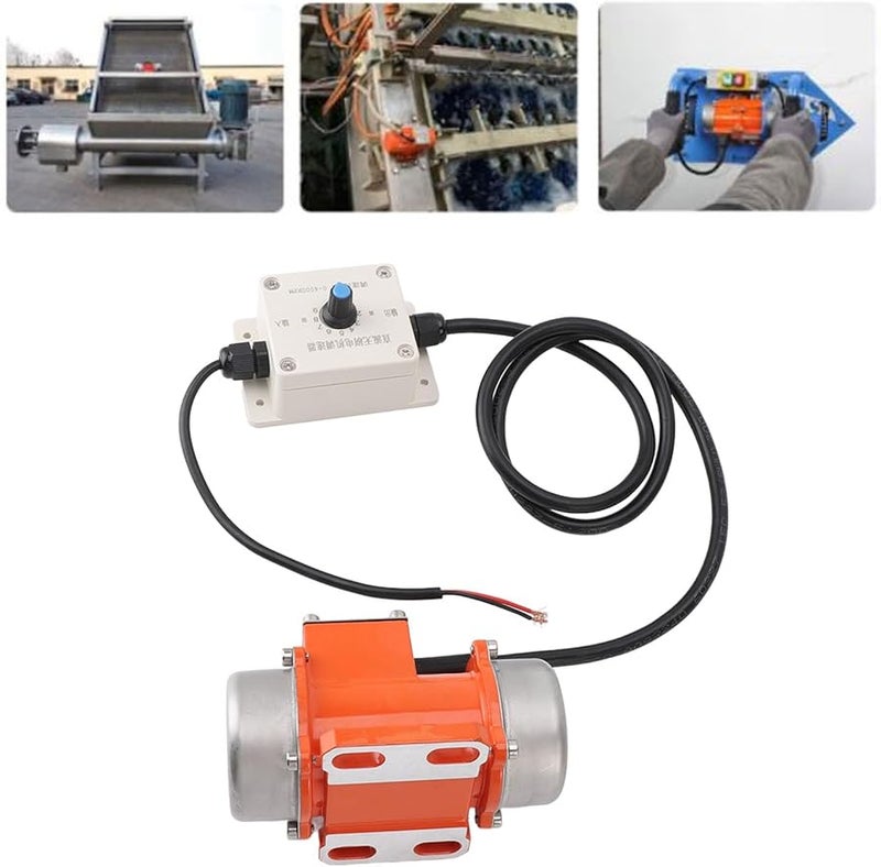15 واط تيار مستمر محرك اهتزاز الخرسانة IP65 بدون فرشاة مع وحدة تحكم السرعة لجدول الهزاز التعدين - Image 3