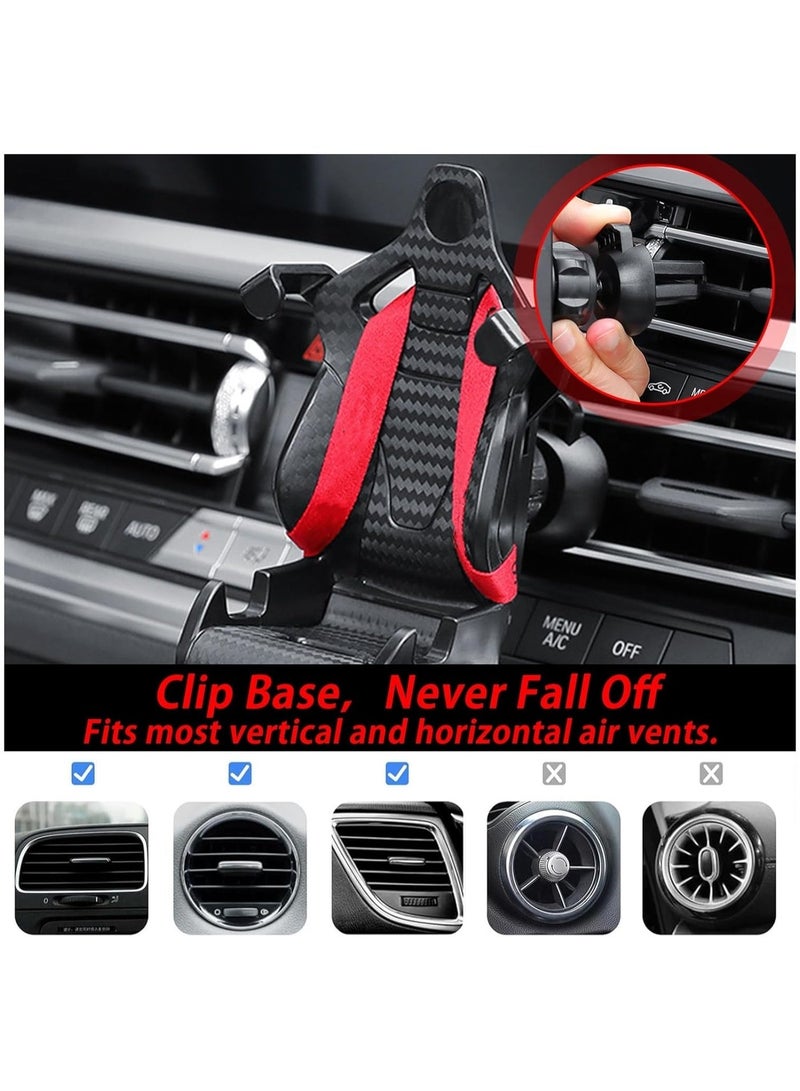 WAISFIT Car Phone Holder Phone Holder Car for Air Vent, Anti-Shake Mobile Holder for Car with Ultra Stable Hook Design Car Phone Mount Compatible with All Phones - Image 4