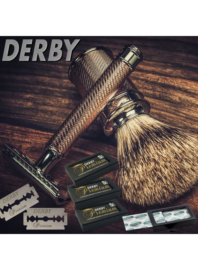 Derby Premium Double Edge Razor Blades, 200 Count - Image 5