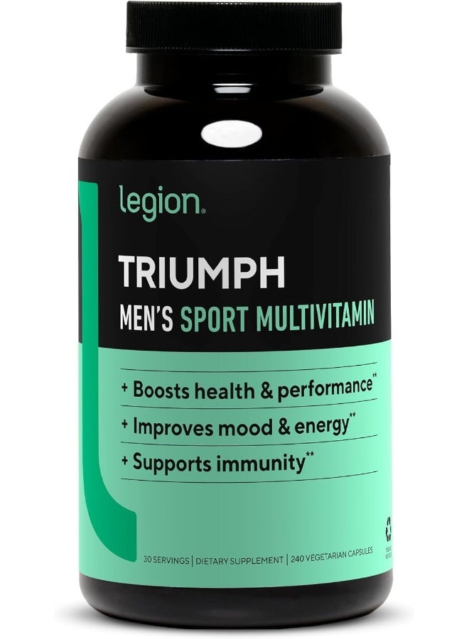 Legion Triumph Men'S Sport Vitamin - Complete Multivitamin For Men - Daily Vitamins For Men To Boost Health And Performance - Men'S Multivitamin With 21 Vitamins & Minerals - Image 1