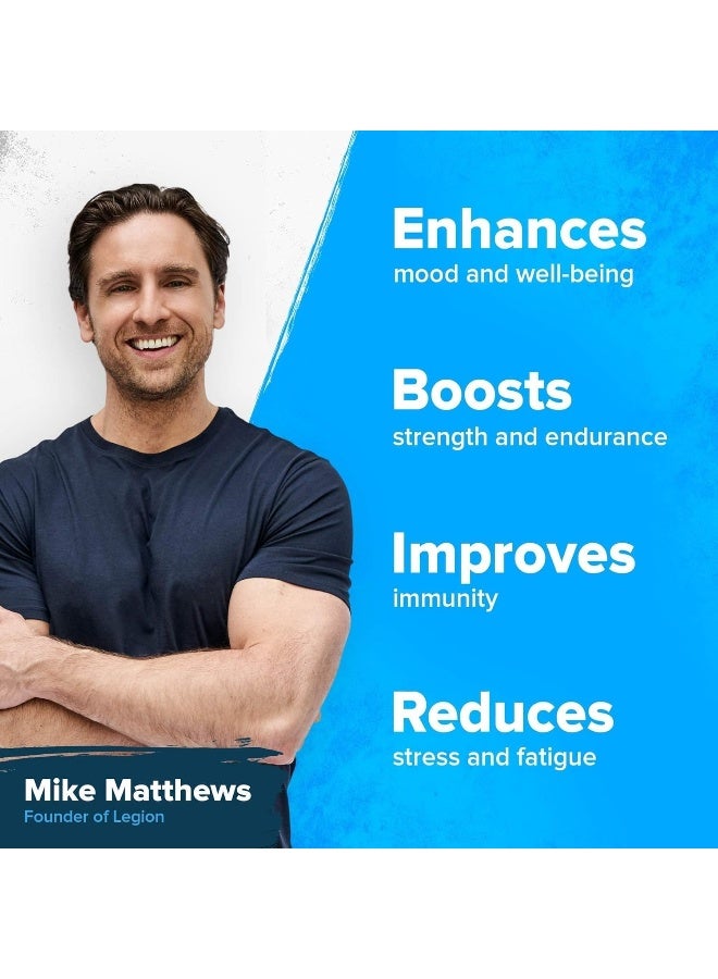 Legion Triumph Men'S Sport Vitamin - Complete Multivitamin For Men - Daily Vitamins For Men To Boost Health And Performance - Men'S Multivitamin With 21 Vitamins & Minerals - Image 5