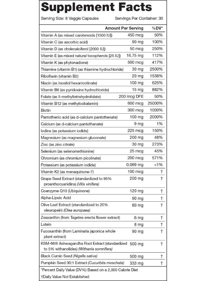 Legion Triumph Men'S Sport Vitamin - Complete Multivitamin For Men - Daily Vitamins For Men To Boost Health And Performance - Men'S Multivitamin With 21 Vitamins & Minerals - Image 2