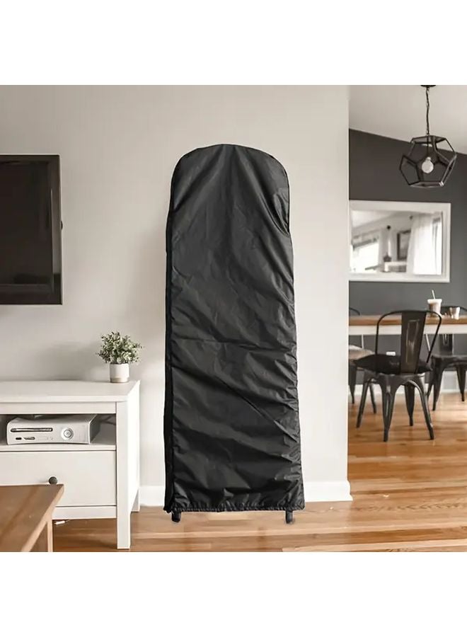 Black Fabric Protective Cover For Foldable Ladder 19 69x2 56x76 77 Inch - Image 5