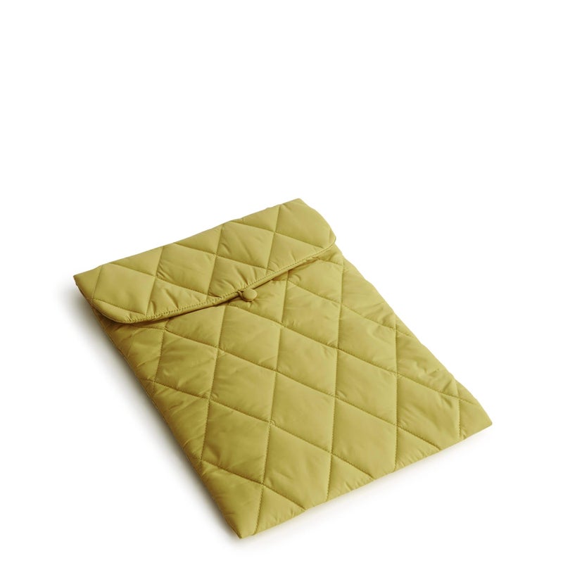 Vera Bradley Women's Featherweight Large Envelope Tech Sleeve, Golden Olive, One Size - Image 1