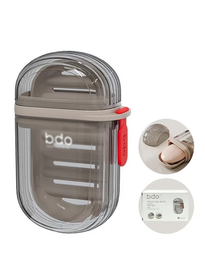 Travel Soap Case, 100% Leakproof Soap Box with Lid, Bar Soap Holder for Traveling, Portable Soap Container for Gym, School, Camping - Image 1