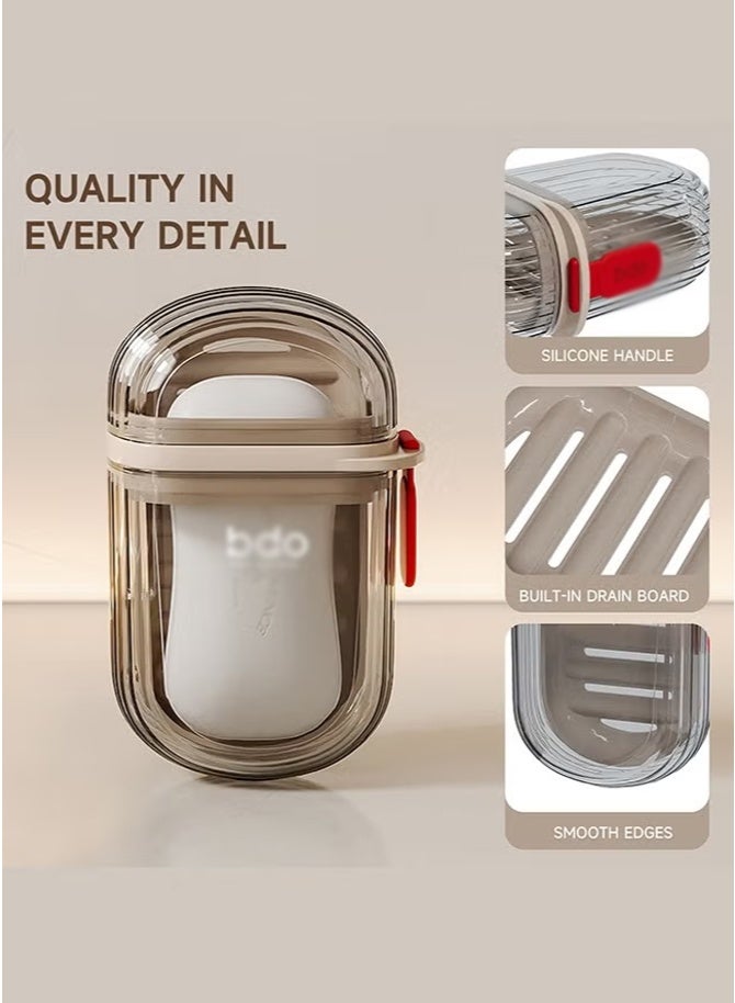 Travel Soap Case, 100% Leakproof Soap Box with Lid, Bar Soap Holder for Traveling, Portable Soap Container for Gym, School, Camping - Image 5