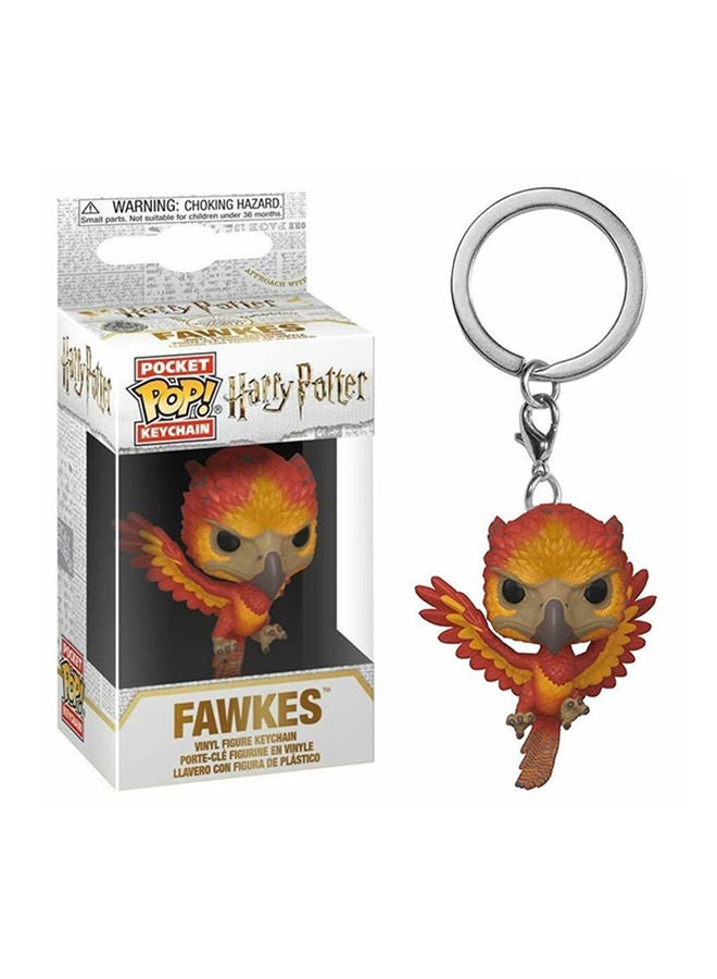 نيبمينينت سلسلة مفاتيح بتصميم مجسم لشخصية فوكس من أفلام "Harry Potter" الفينيل بوب 1.5بوصة - Image 1