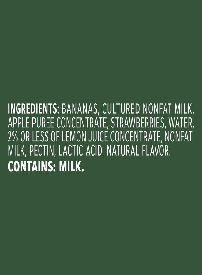 Outshine Fruit & Yogurt Smoothie Banana Strawberry, Smoothie Pouch, On The Go Snack, 24PK - Image 5