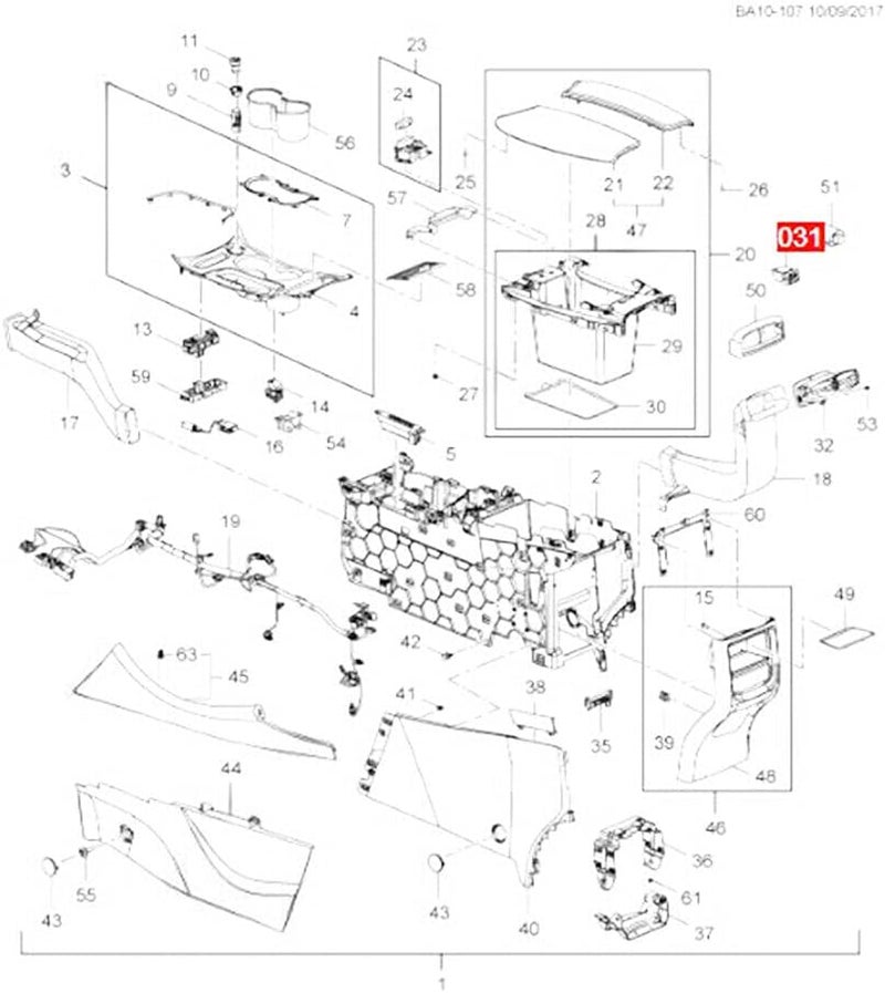 WXZOS AUX USB Interface Socket Jack 13599456 for Buick Chevrolet - Image 4
