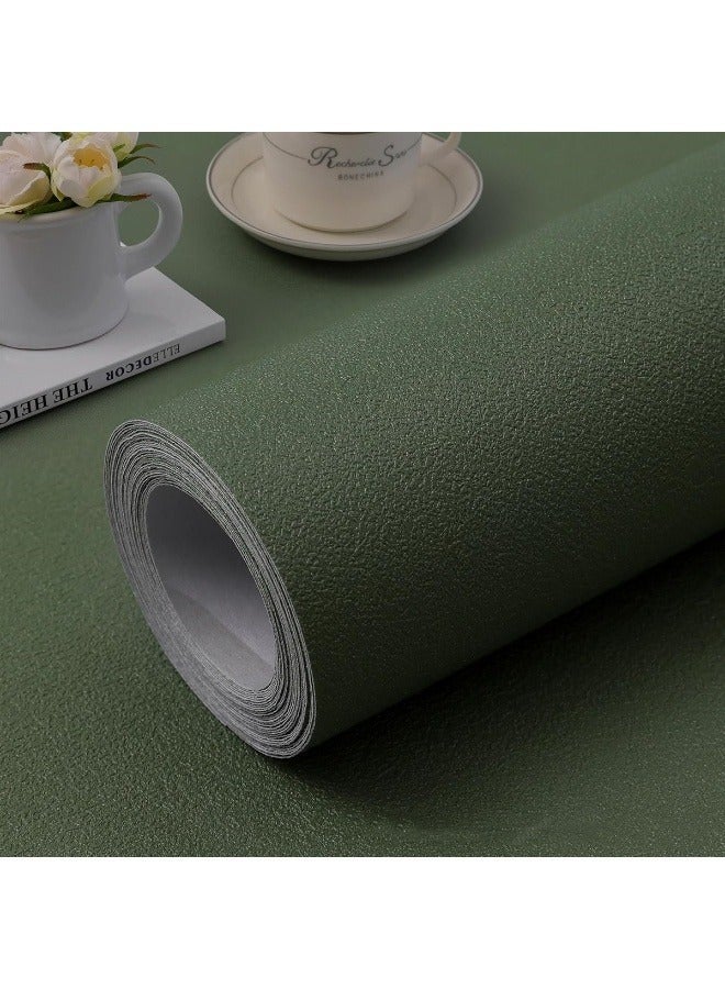 Anna 40CM x 5M Self-Adhesive Waterproof and Moisture-Proof Solid Color Simple Decorative Wallpaper - Image 1