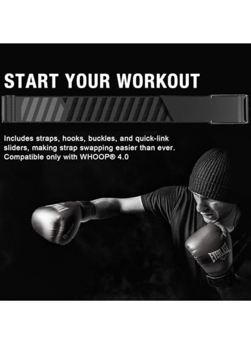 TEMPO - Soft Nylon Replacement Band Compatible with Whoop 4.0 Band | 3.0 Wearable Health, Fitness & Activity Tracker Stylish & Adjustable Wristband Replacement Strap Easy to Use and Perfect for Every Occasion - Image 1