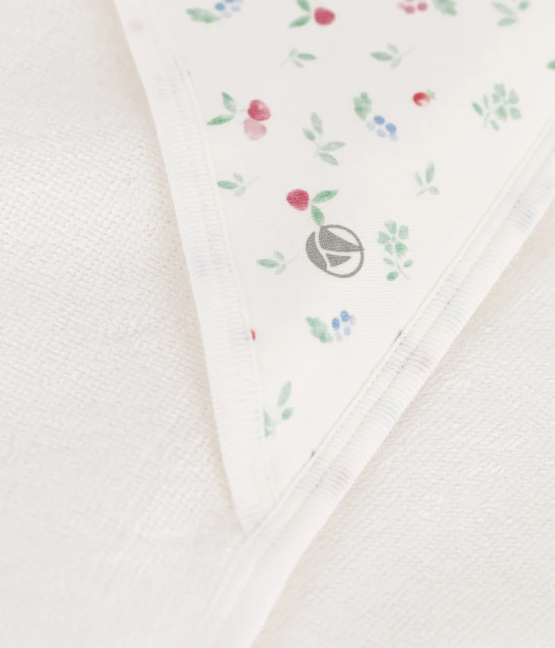 Petit Bateau Baby cotton bath towel