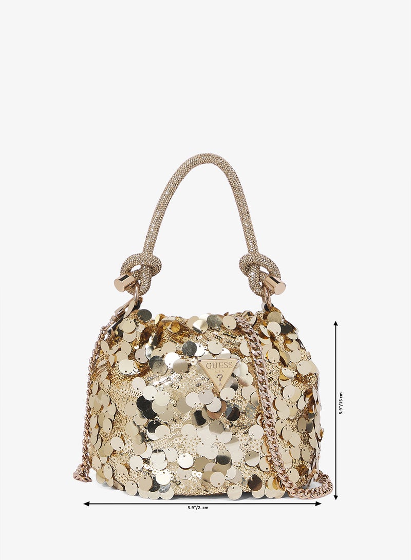 GUESS Holliday Top Handle Shoulder Bag - Image 5