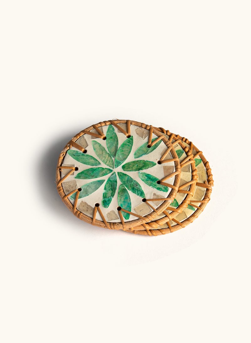 touche déco Mother of Pearl Coasters - Set of 3 - Image 1