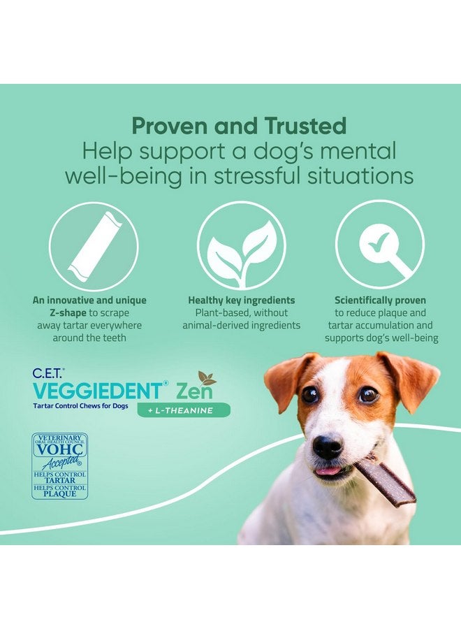 Virbac C.E.T. VEGGIEDENT Zen Tartar Control Chews for Dogs - Extra Small - Image 5