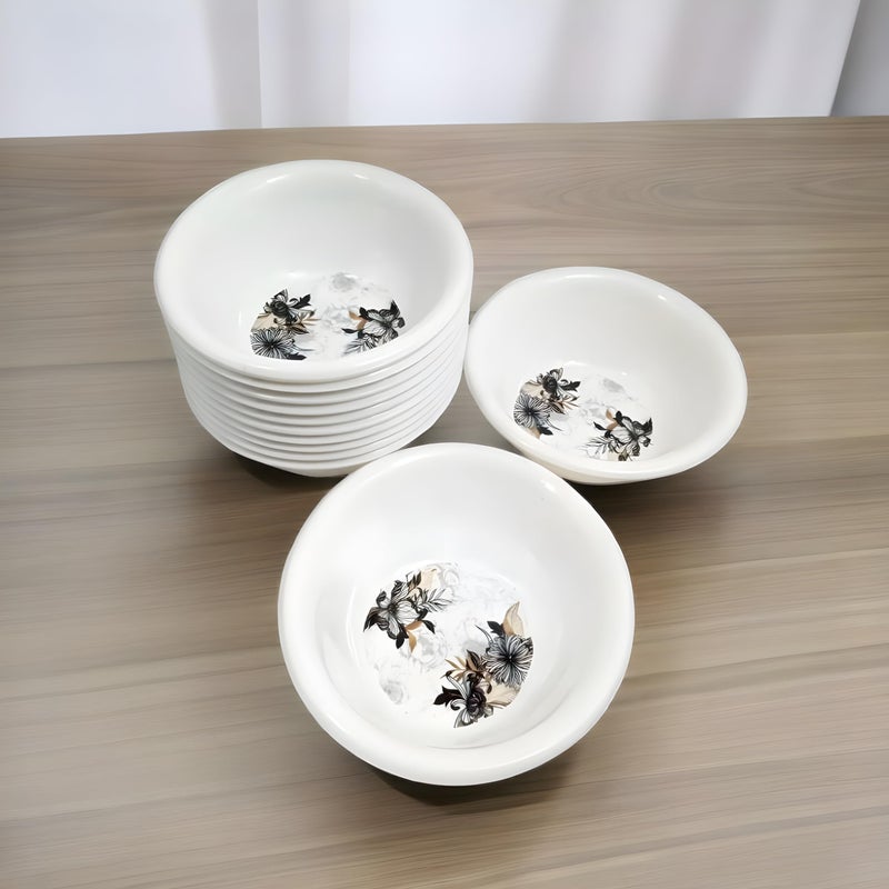 Inpro Perfect for Dinners- Style with Our 12 Piece Melamine Vegetable Bowl - Image 1
