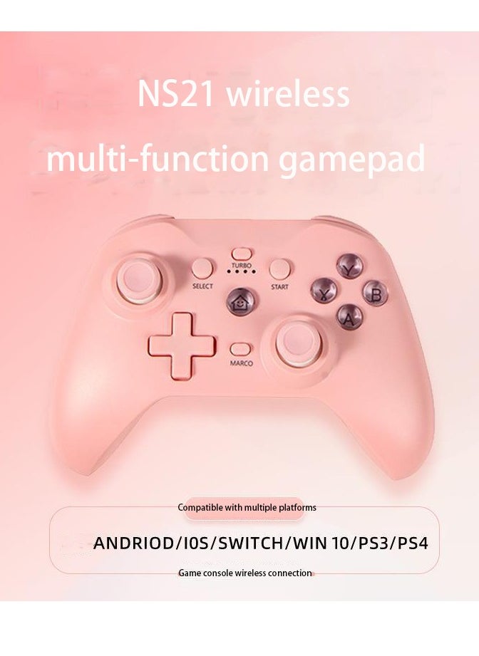 Generic - NS21 Wireless Gamepad Controller For Switch Android/ios/pc/PS3/PS4 2.4G Wireless Gamepad Six-axis Gyroscope Joystick Handle - Image 1