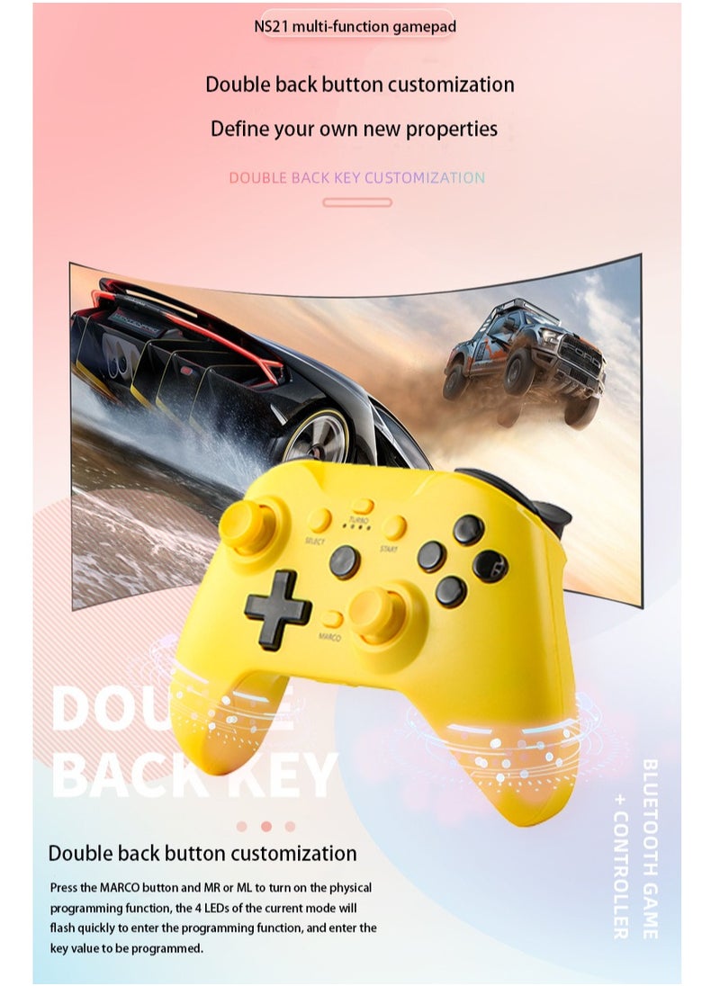 Generic - NS21 Wireless Gamepad Controller For Switch Android/ios/pc/PS3/PS4 2.4G Wireless Gamepad Six-axis Gyroscope Joystick Handle - Image 1