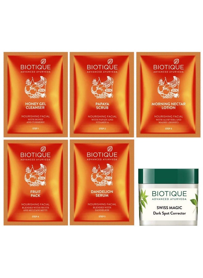 Biotique Tan Removal Clear Young Skin Facial Kit (Free With Swiss Magic Dark Spot Corrector)  - Image 2