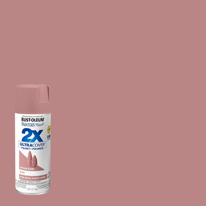 Rust-Oleum 299887-6 PK Painter's Touch 2X Ultra Cover, 6 Pack, Satin Vintage Blush - Image 2
