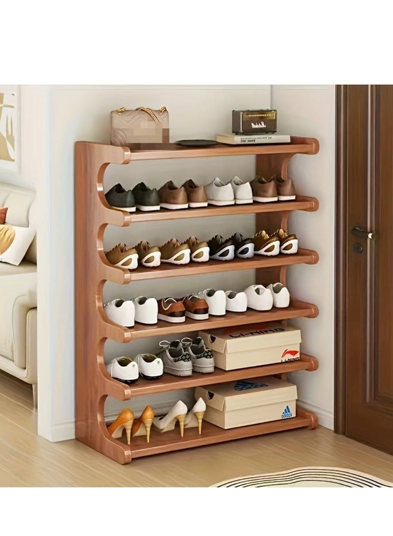 XiuWoo 6-Tier 70cm Modern Space Saving Multifunction Shoe Rack Organizer , Space Saving, Easy to Assemble, Floor Mounting, for Dormitories, Apartments, Entrance Areas, Closet, Home Storage, Utility Racks - Image 3