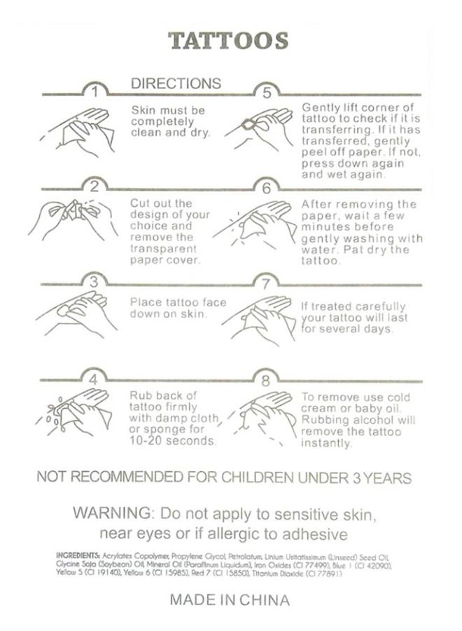 Khaisha Fashionable waterproof temporary tattoo sticker - Image 3