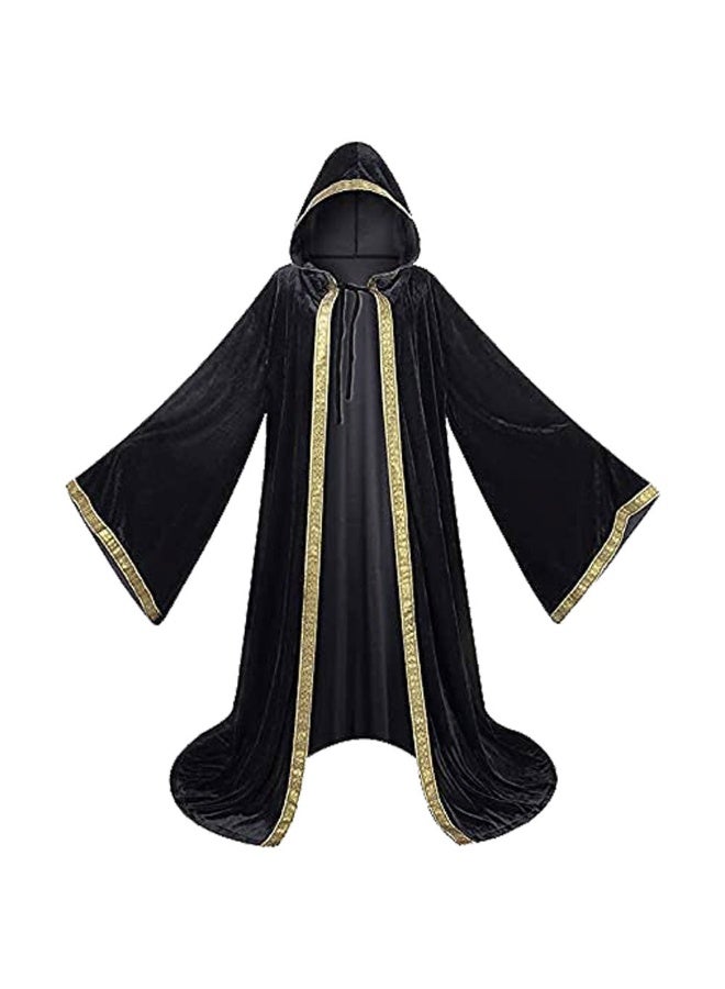 NIBEMINENT Halloween performance: Godfather of Death Cloak, 4-color printed velvet cape - Image 1