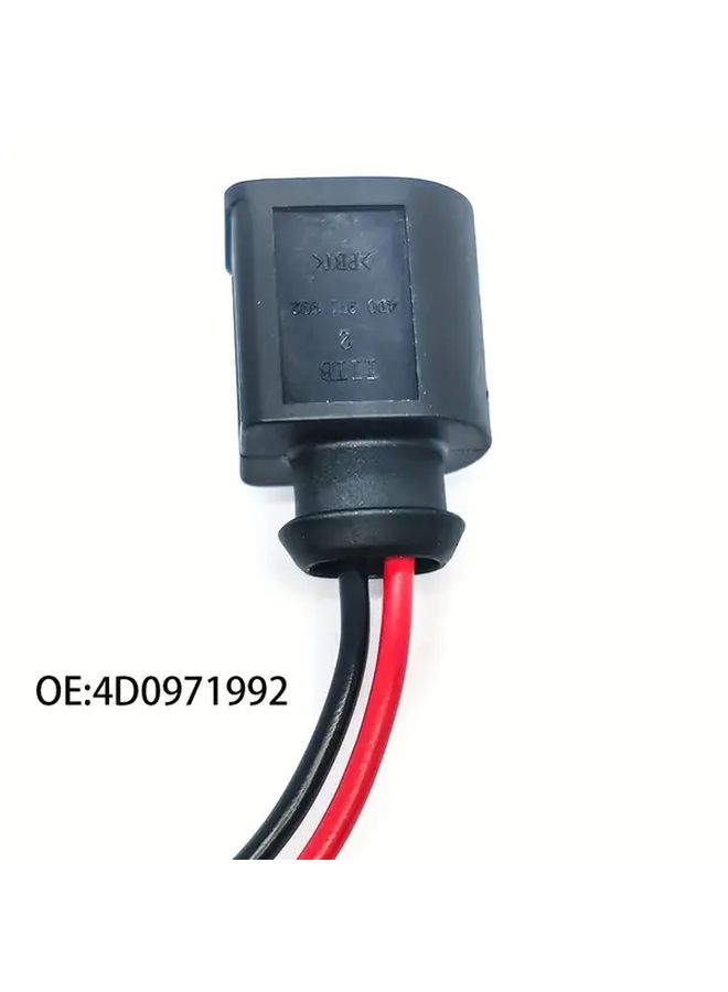 2 Pin Fuel Injector Electrical Connector Plug 1 Pack Replaces 4D0971992 - Image 3