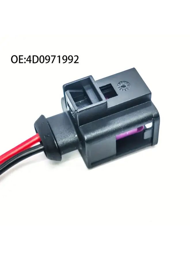 2 Pin Fuel Injector Electrical Connector Plug 1 Pack Replaces 4D0971992 - Image 5