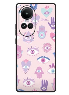 Theodor Protective Case Anti Scratch Shock Proof Bumper Cover For Oppo Reno 10/10 Pro Evil Eye (3)  - Image 1
