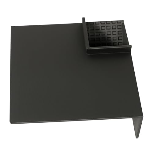 LingoFoto Aquarium Undergravel Fish Tunne Hide Cave Corner Tank Decorations Under Gravel Viewing Tunnel Fish Cave for Aquarium Hideout (Black,Style 8) - Image 3