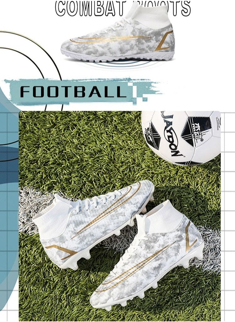 Generic Men's Football Shoes Hard Ground Football Shoes Outdoor and Indoor Professional Youth Boys' Football Shoes Men's and Women's Football Shoes  - Image 2