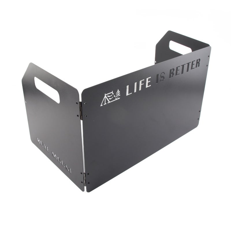 Camping Stove Windscreen: Foldable Portable Metal Wind Blocker - Efficient Wind Blocking, Sturdy High-temperature Resistant for Outdoor Camping, Picnic, Backpacking and Hiking - Image 2