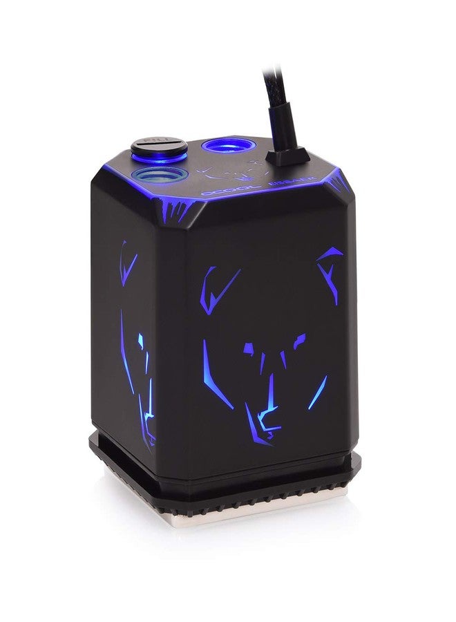 Alphacool Pompe Watercooling avec waterblock CPU Eisball Aurora Solo RGB (Noir) - Image 1