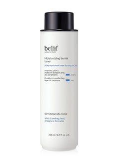 belif Moisturizing Bomb Toner With Ceramide, Ultra Moisturizing Formula, Heal & Soothe Dry Skin, Restores Skin Barrier, Hydrating Facial Milky 2-In-1 Toner & Moisturizer, Korean Skin Care  - Image 1