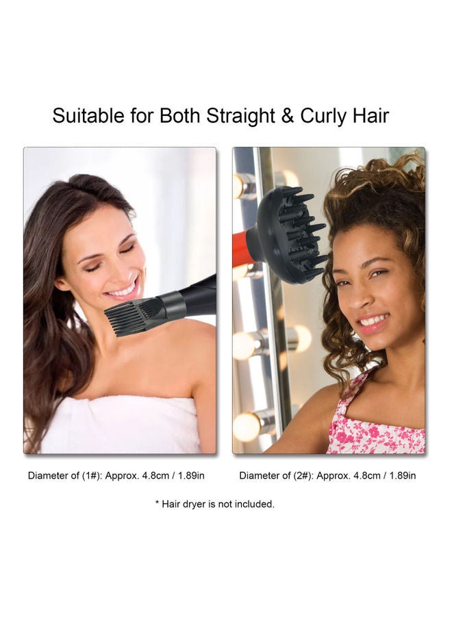 نيبمينينت طقم ملحقات لفوهة مجفف الشعر مكون من 3 قطع لون أسود - Image 4