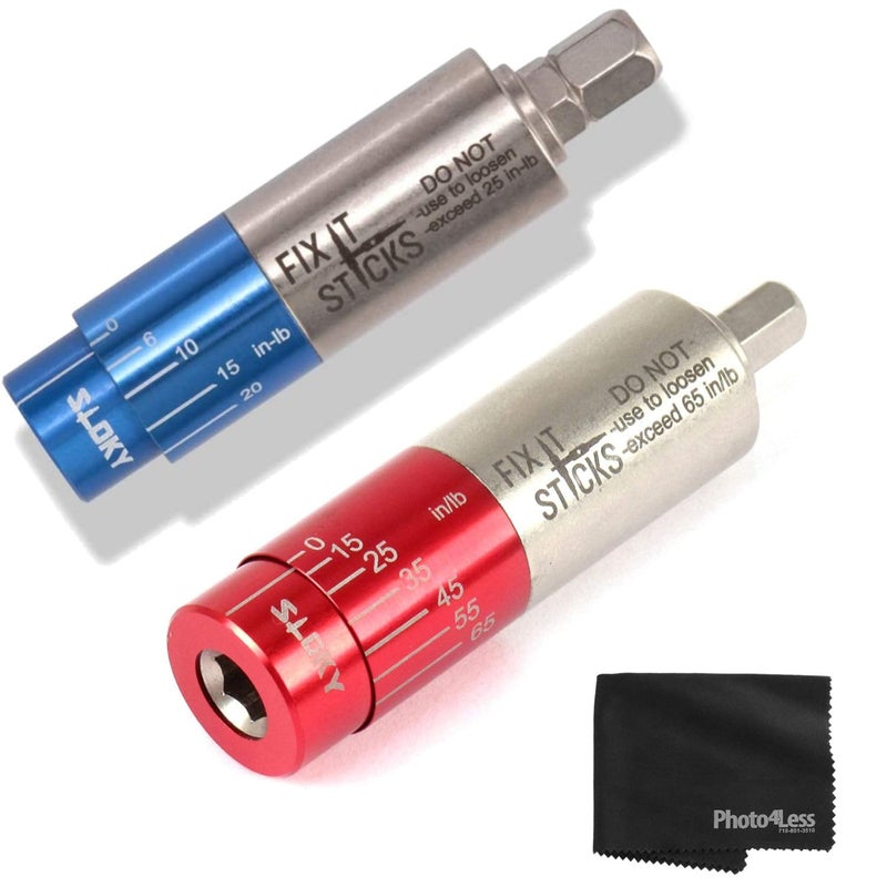 Fix It Sticks 15-65 Inch Lbs All-in-One Torque Driver Bundles 6-25 Inch Lbs Mini All-in-One Torque Driver - Image 1